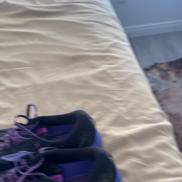 Brooks Women's Black & Purple Leopard-Print Running Sneakers - Picture 5 of 5